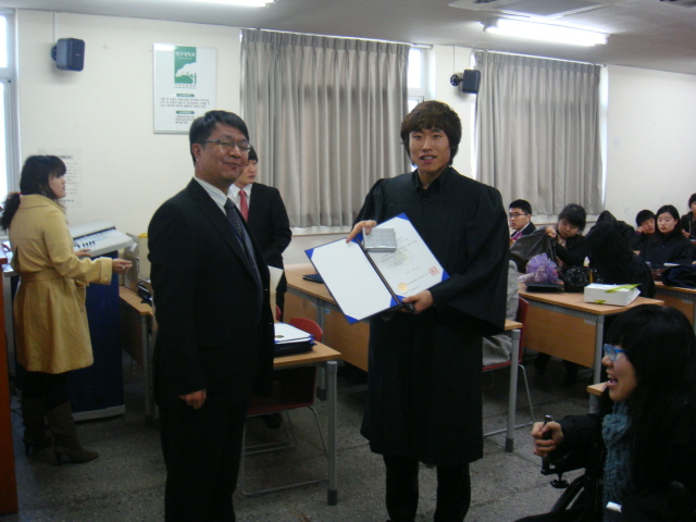 2010년 산업복지학과 졸업식