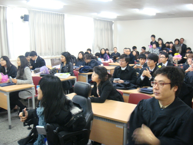 2010년 산업복지학과 졸업식