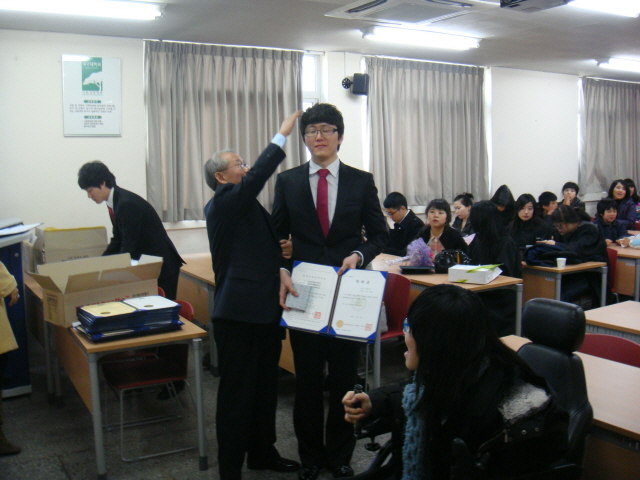 2010년 산업복지학과 졸업식