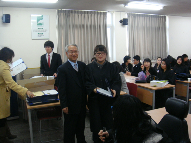 2010년 산업복지학과 졸업식